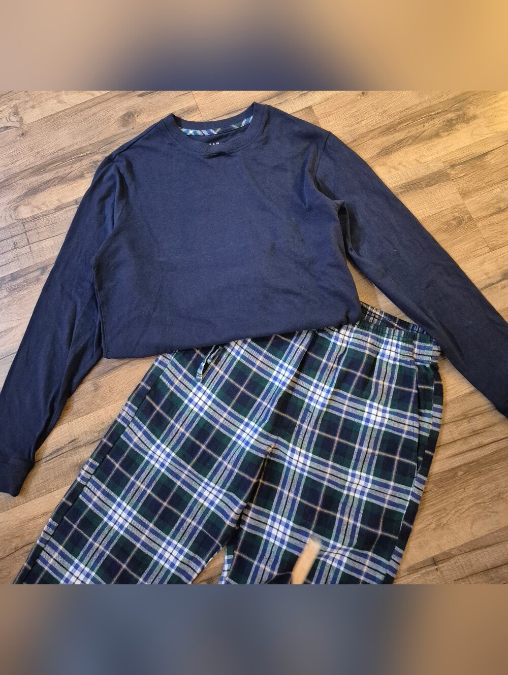 💥💥50% OFF GAP Navy Tee w/ Green & Blue Plaid Sleepware. NWT!   "SEND A LIKE"